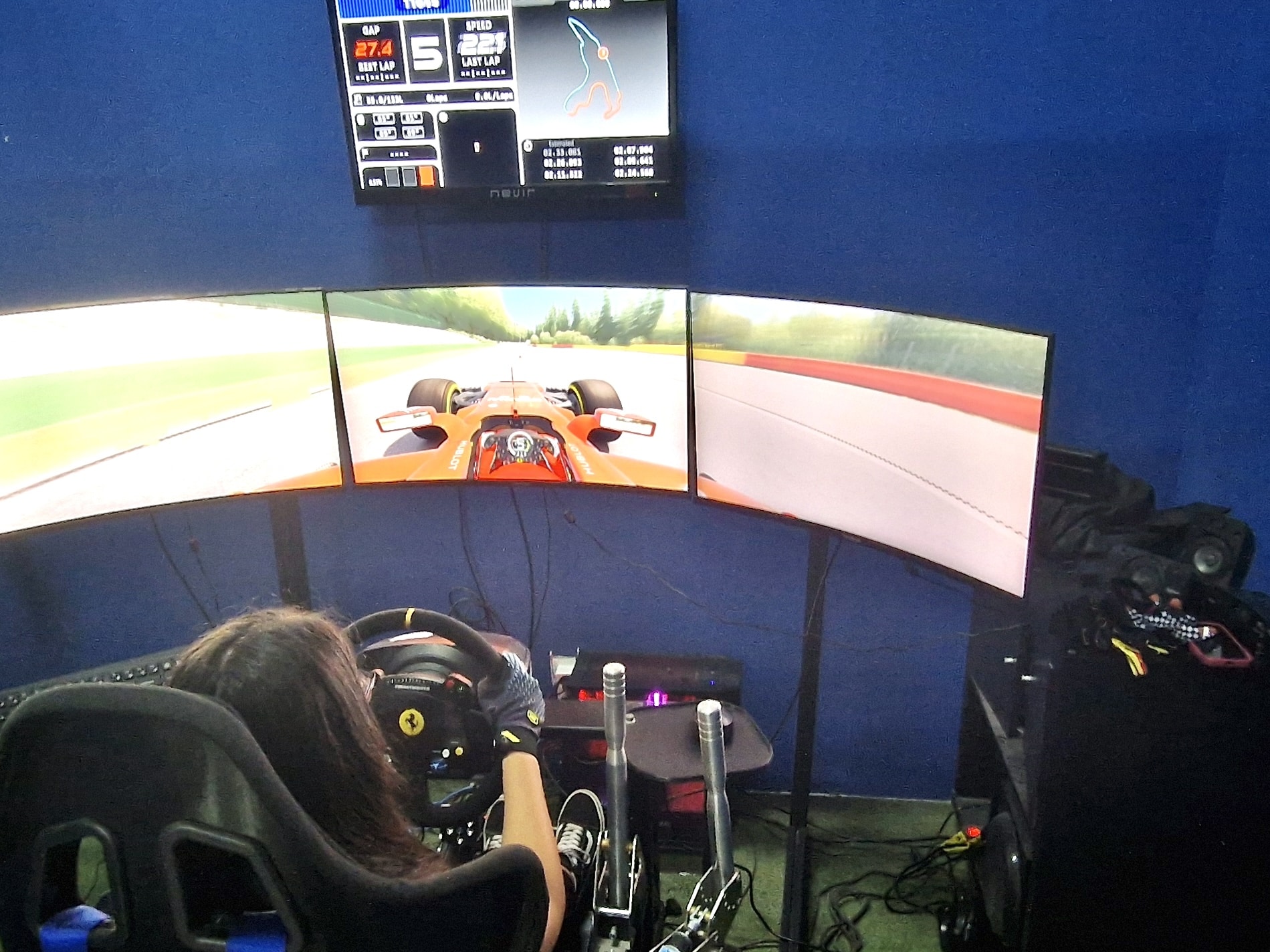 30 min de Simulador Hidráulico Profesional de F1