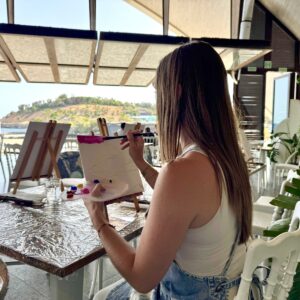 Taller de pintura en El Auditorio + 2 Copas de Vino