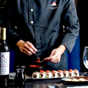 Completo menú de comida Japonesa para 2 personas + bebidas + postre