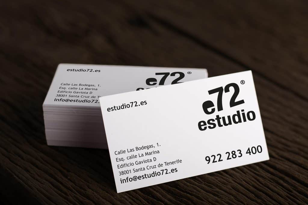 Blank white Business card presentation of Corporate identity on wood background