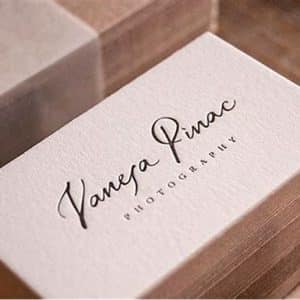100 Tarjetas de visita personalizadas